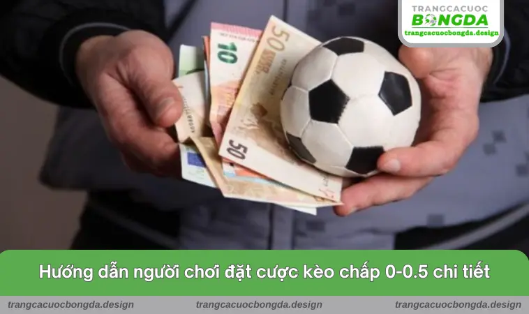 keo 0 0.5 3 Hướng dẫn người chơi đặt cược kèo chấp 0-0.5 chi tiết