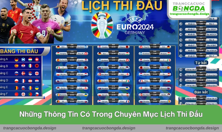lich thi dau 2 Những nội dung có trong lịch đấu tại trang cá cược bóng đá