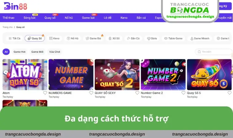 da dang cach thuc ho tro Đa dạng cách thức hỗ trợ