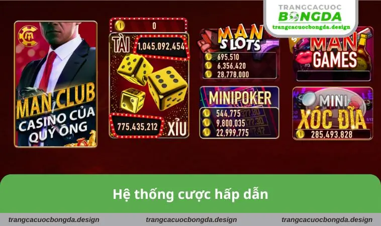 he thong cuoc hap dan Hệ thống cược hấp dẫn