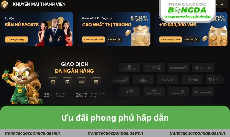 uu dai phong phu hap dan Ưu đãi phong phú hấp dẫn